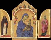 The Virgin Mary and angel predictor,Saint Duccio di Buoninsegna